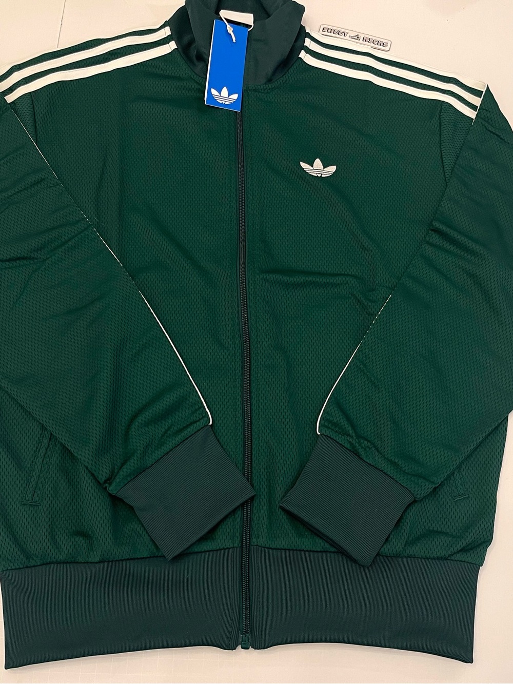 Adidas Firebird Adicolor Mesh Track Top Jacket Collegiate Green